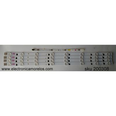 KIT DE LED`S PARA TV (4 PIEZAS) / SAMSUNG DE320AGH-C1 / 2012SVS32 3228 HD 08 REV1.5 120412 / PANEL`S CY-DE320AGEV1V / DE320AGH-C1 / DE320AGH-R1 / MODELO UN32EH4000FXZA DH01
